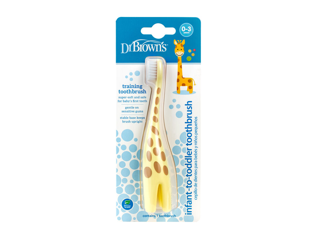 ESCOVA DENTES DR. BROWN'S GIRAFA 0-3A 1UN image number 0
