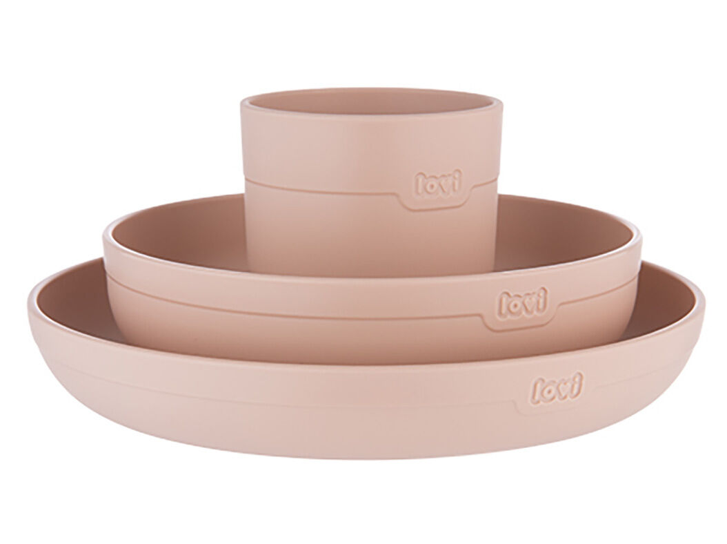 CONJUNTO LOI&Ccedil;A LOVI BEGE 3UN