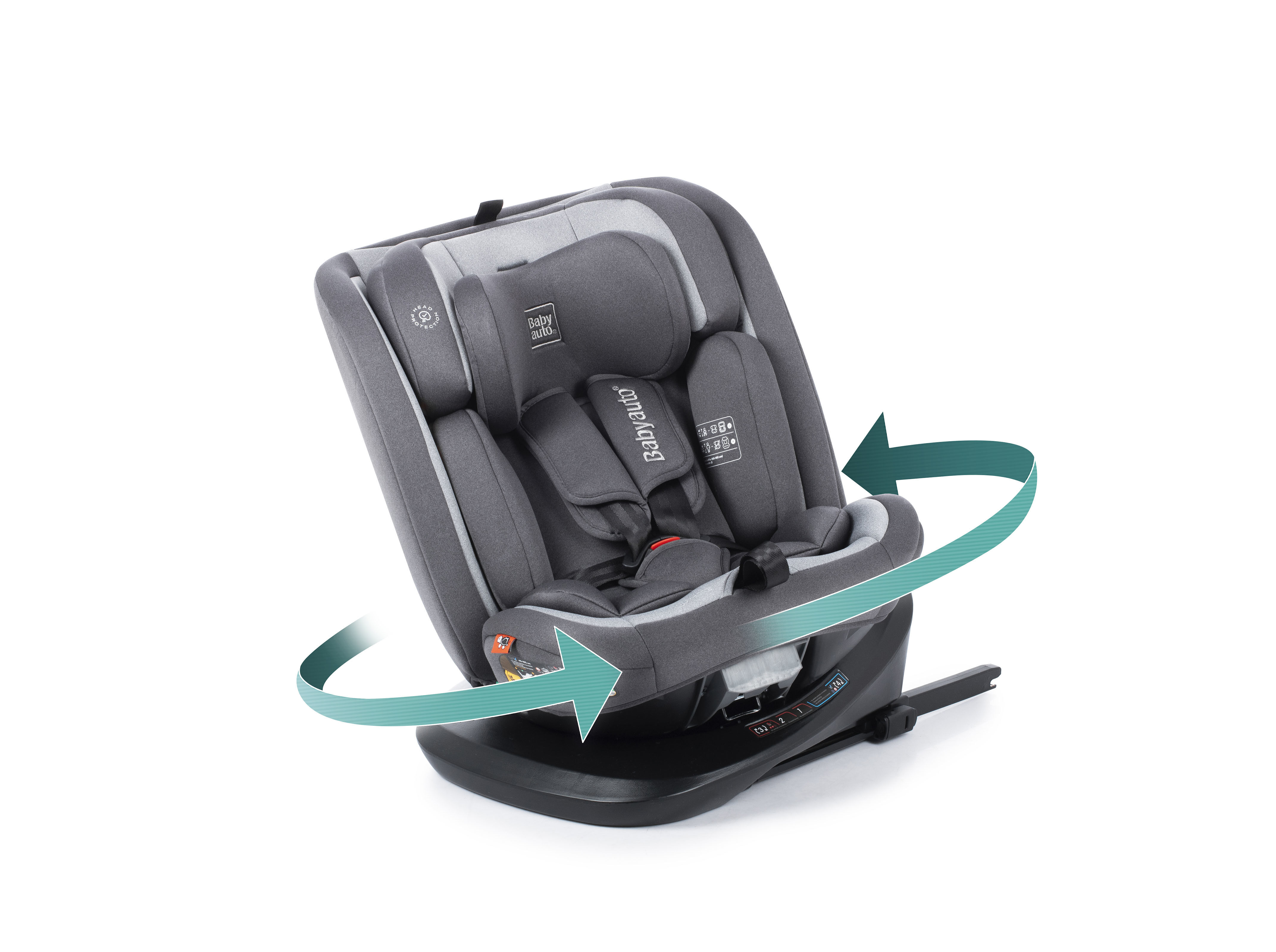 CADEIRA AUTO I-SIZE BABYAUTO 40-150CM ISOFIX ROT image number 2