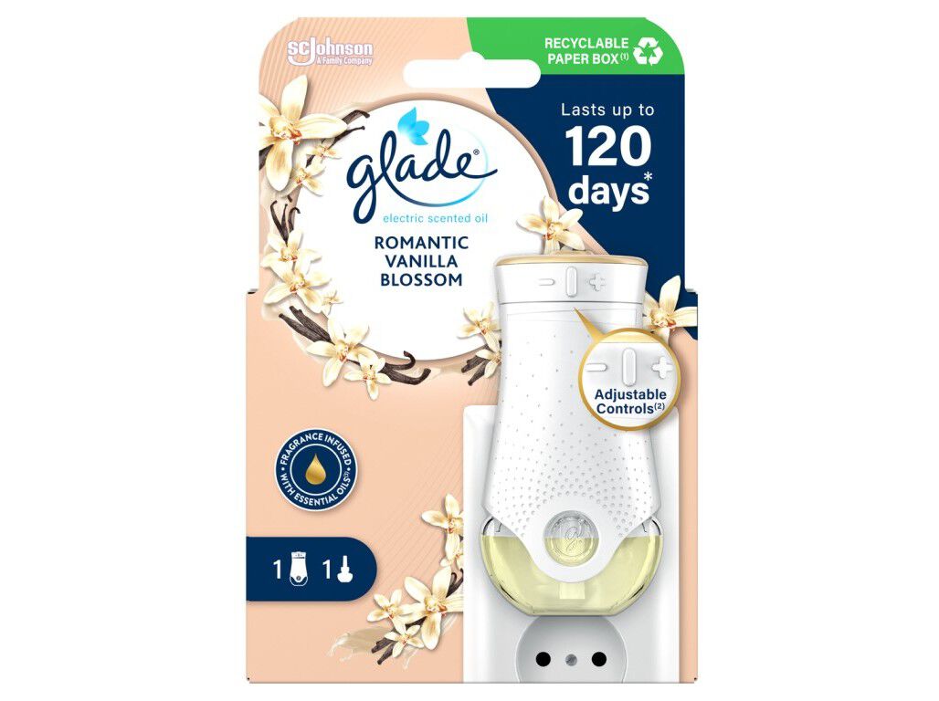 AMBIENTADOR EL&Eacute;CTRICO APARELHO GLADE VANILLA 20ML image number 0
