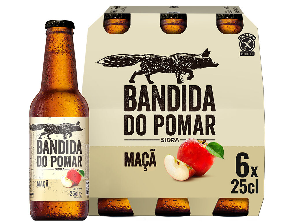 SIDRA BANDIDA DO POMAR MA&Ccedil;&Atilde; 6X0.25L