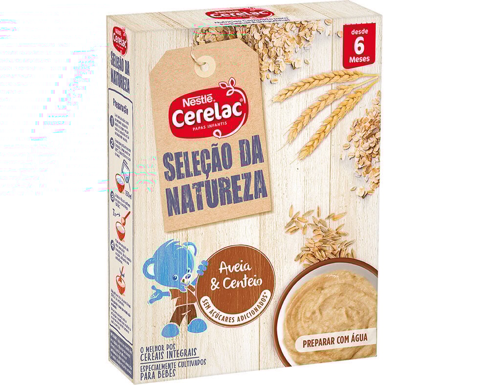 FARINHA L&Aacute;CTEA CERELAC CEREAIS INTEGRAIS AVEIA E CENTEIO 240G