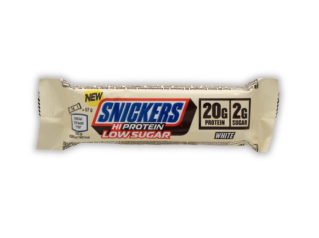 BARRA PROTEINA SNICKERS WHITE LOW SUGAR 57G image number 0