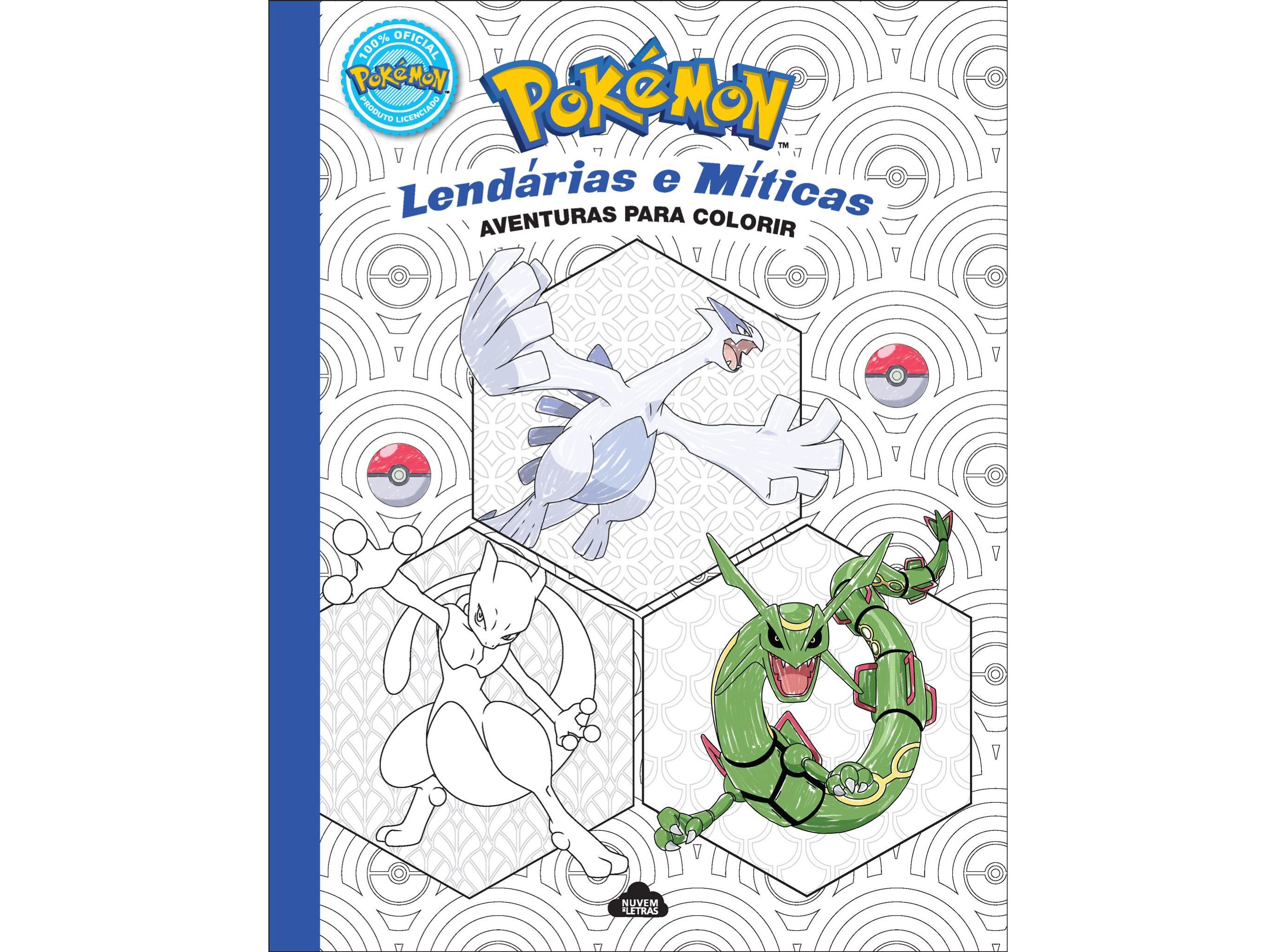 LIVRO POK&Eacute;MON: LEND&Aacute;RIAS E M&Iacute;TICAS AVENTURAS PARA COLORIR image number 0