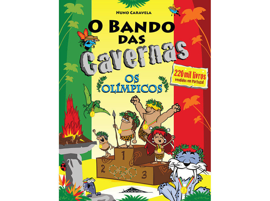 LIVRO O BANDO DAS CAVERNAS 18 OS OLIMPICOS - NUNO CARAVELA
