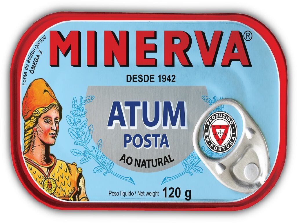 ATUM POSTA MINERVA AO NATURAL 120G image number 0