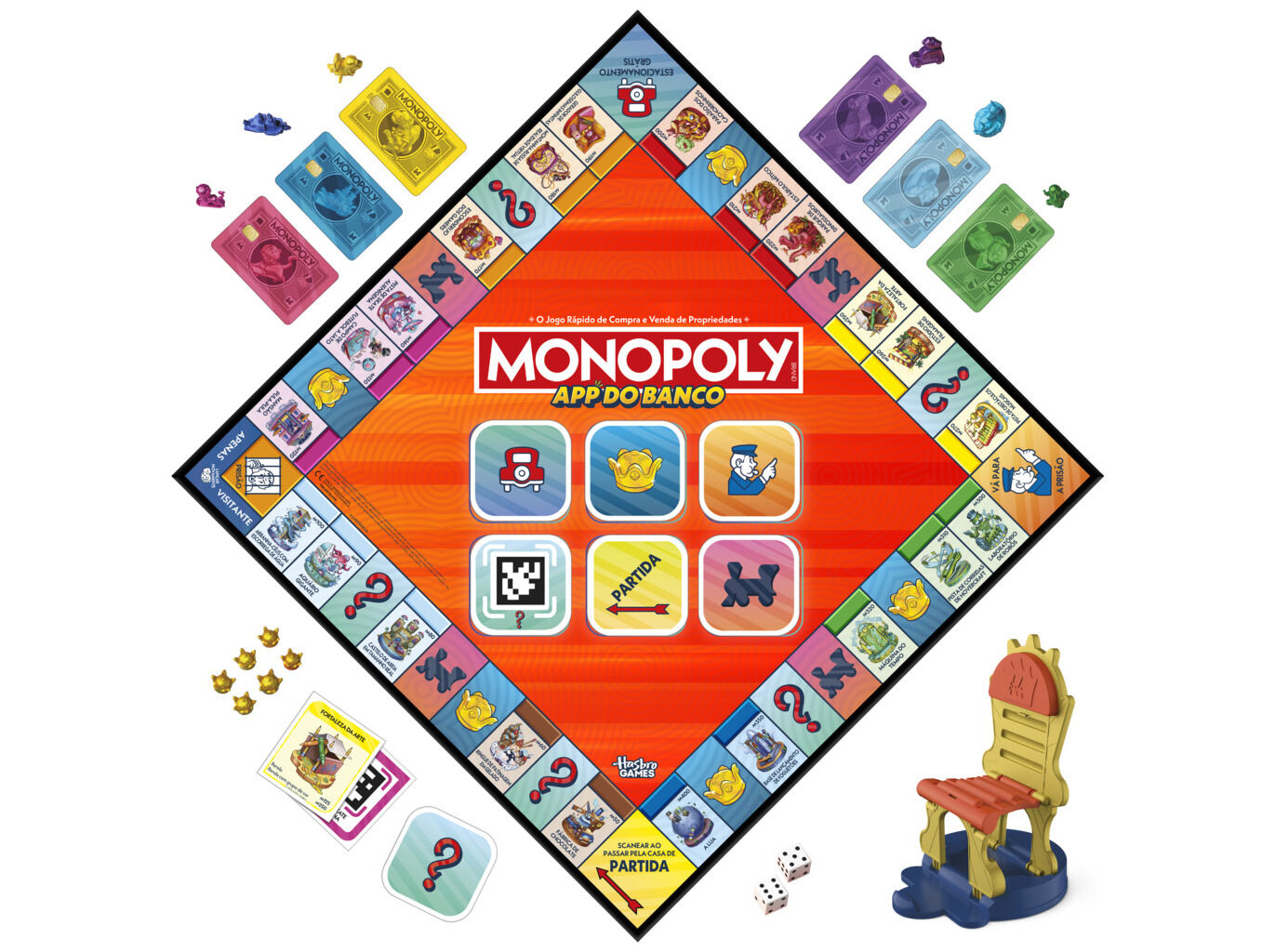 MONOPOLY HASBRO APP DO BANCO image number 2