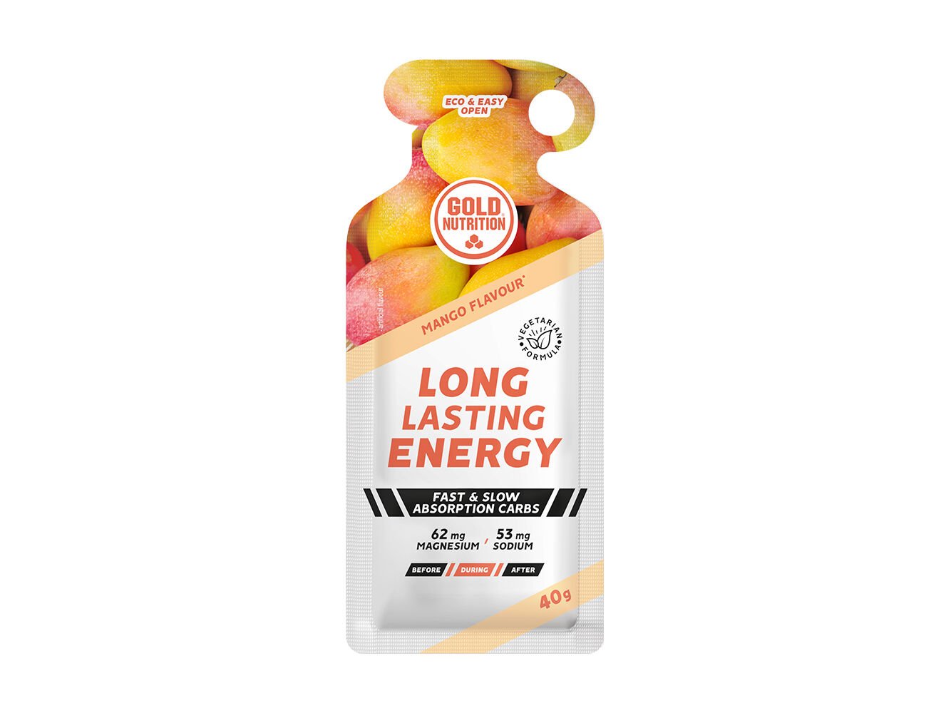 GEL ENERG&Eacute;TICO GOLDNUTRITION LONGA DURA&Ccedil;&Atilde;O MANGA 40 G