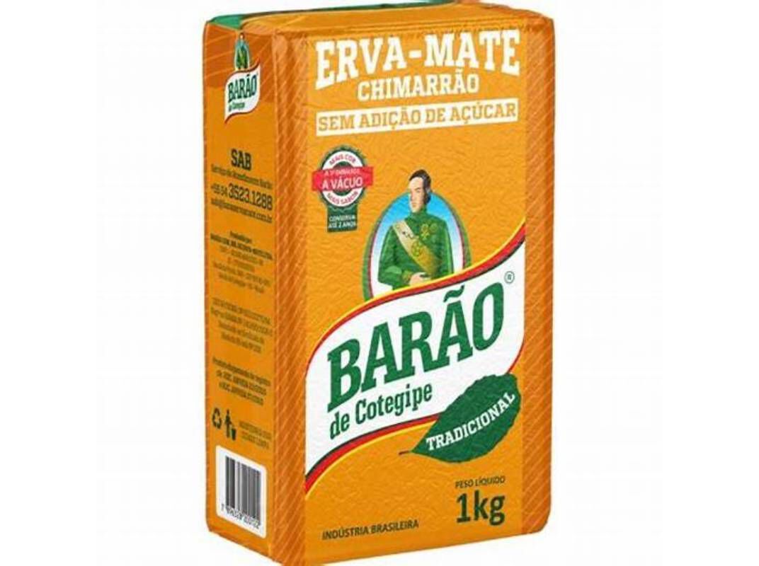 ERVA MATE BAR&Atilde;O CHIMARR&Atilde;O TRADICIONAL 1KG image number 1