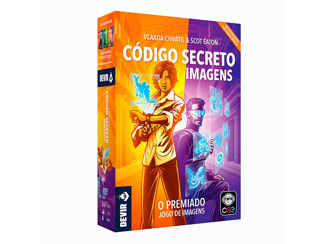 JOGO TABULEIRO C&Oacute;DIGO SECRETO DEVIR IMAGENS