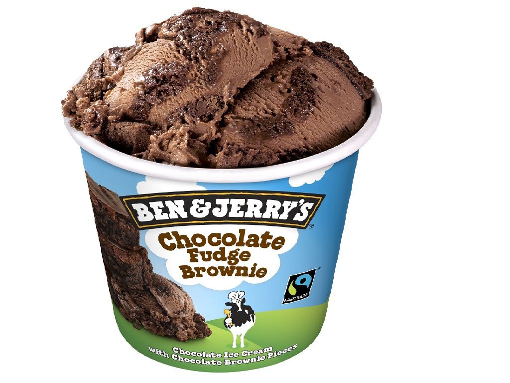 GELADO B&J CHOCO FUDGE BROWNIE 465ML