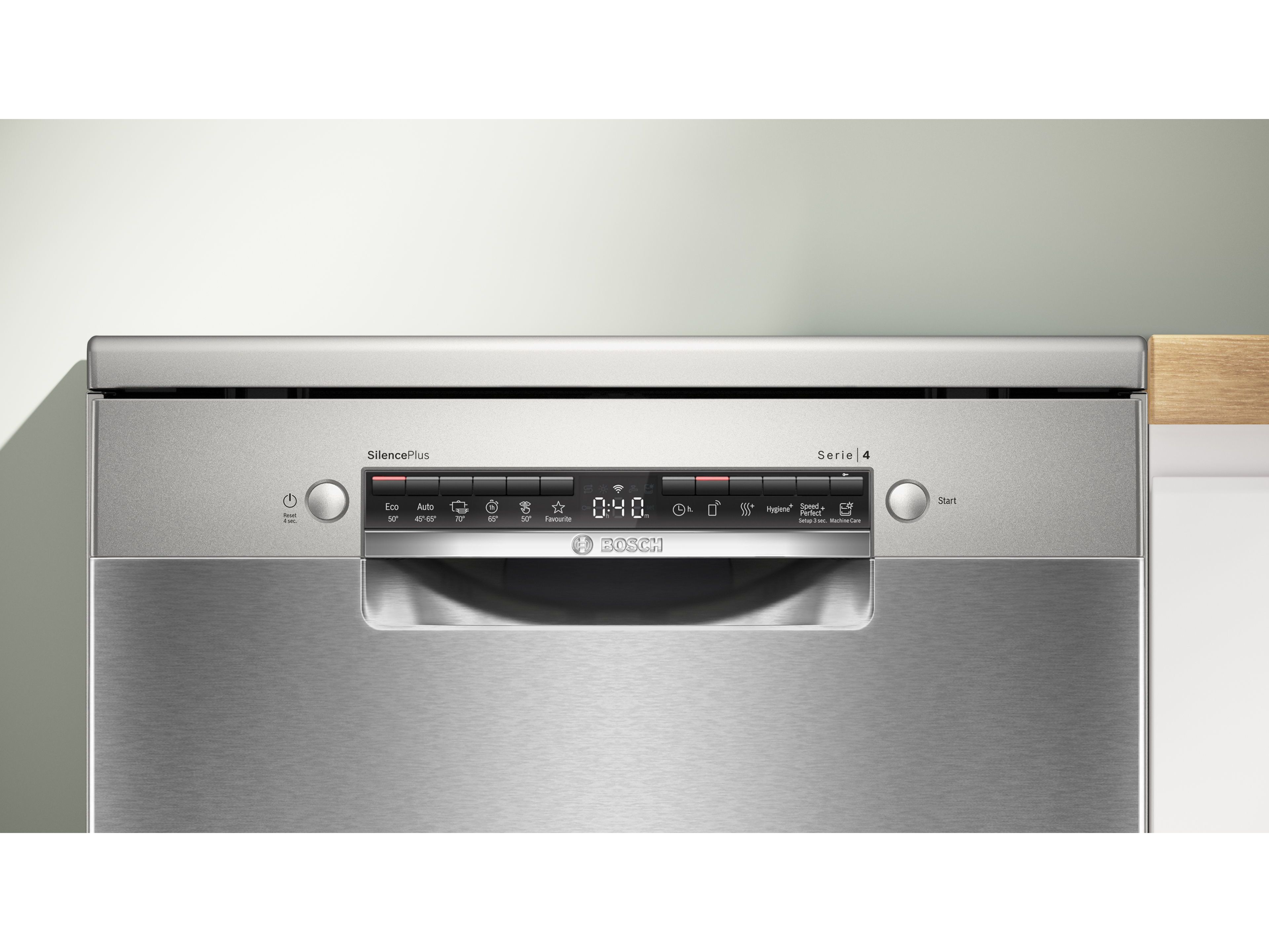 M&Aacute;QUINA DE LAVAR LOI&Ccedil;A BOSCH SMS4HMI09E INOX C 14 CONJUNTOS image number 1
