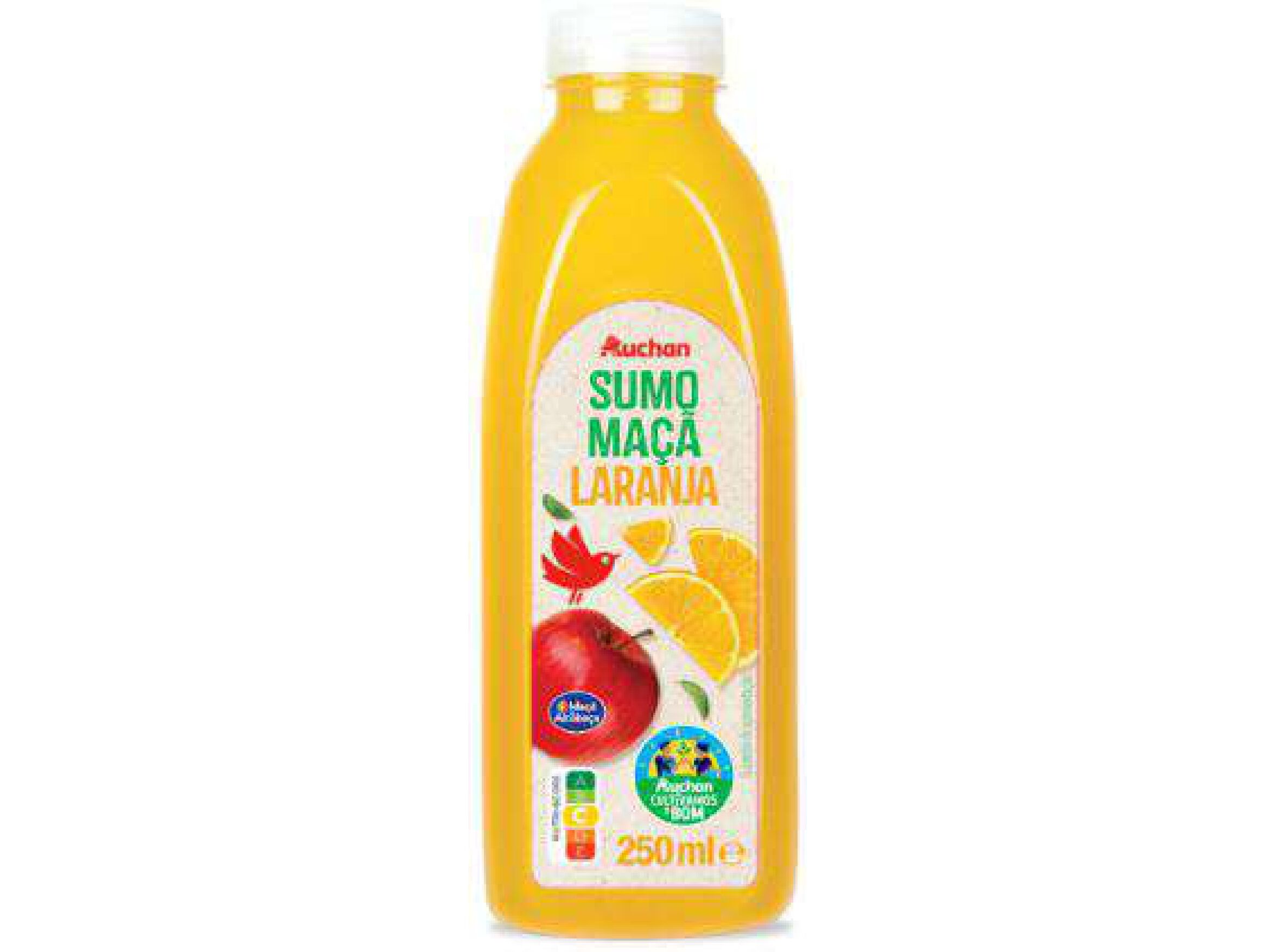SUMO MA&Ccedil;&Atilde; LARANJA AUCHAN CULTIVAMOS O BOM 250ML