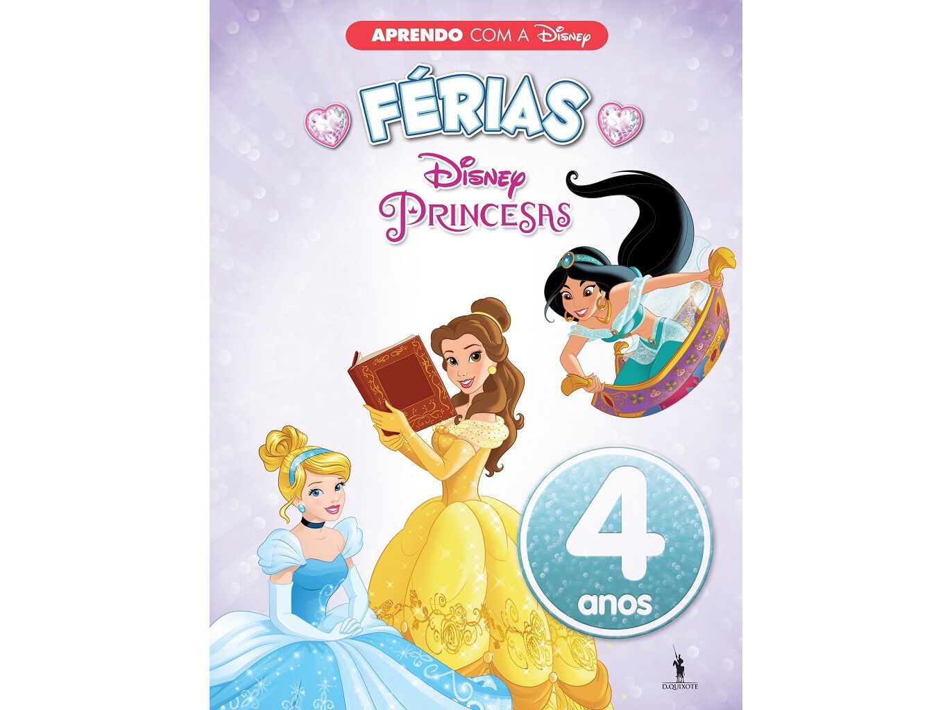 LIVRO APRENDO COM A DISNEY F&Eacute;RIAS PRINCESAS 4 ANOS