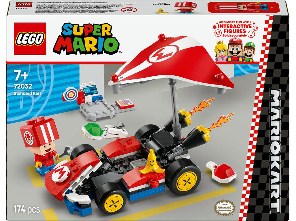 MARIO KARTT - KART PADR&Atilde;O LEGO SUPER MARIO 72032 image number 0