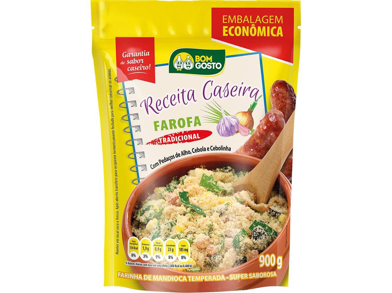 FAROFA CASEIRA BOM GOSTO TRADICIONAL 300G image number 0