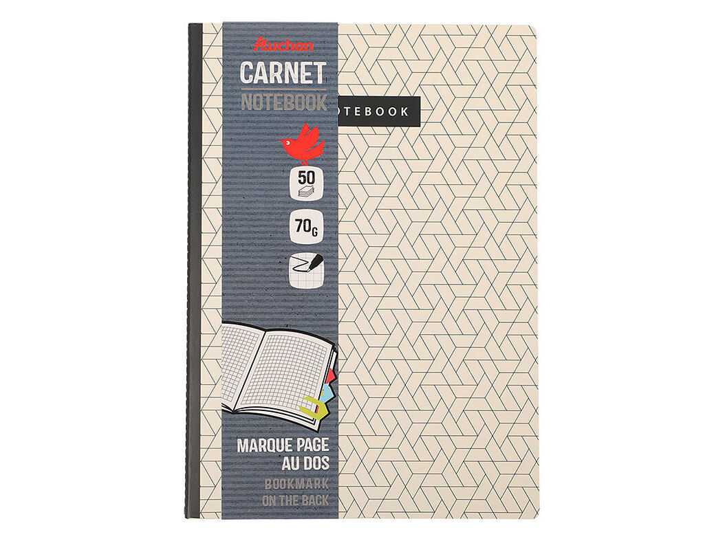 CADERNO A4 AGRAFADO AUCHAN image number 0