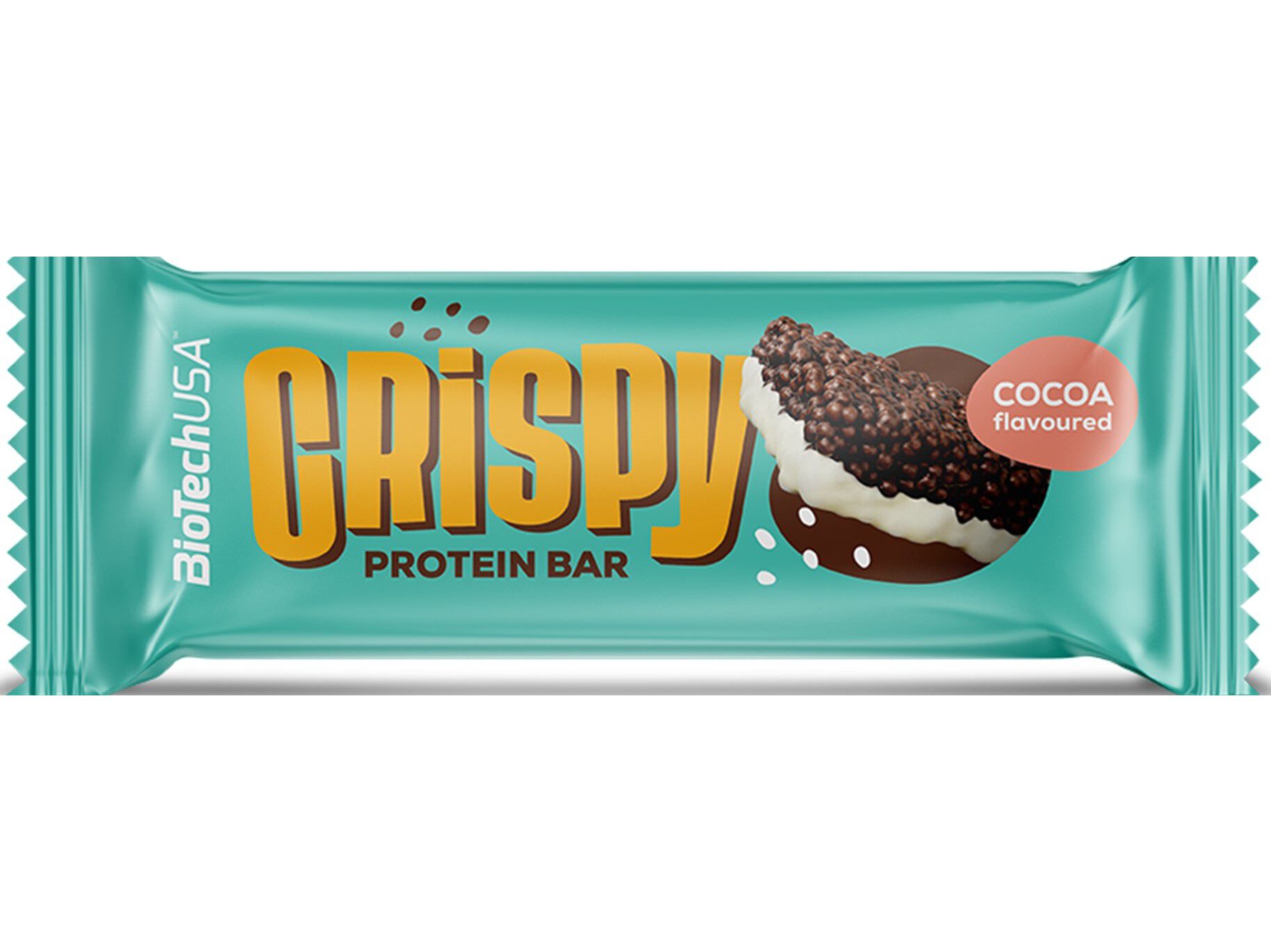 BARRAS PROTEINA BIOTECH USA CRISPY CACAU 40G image number 0