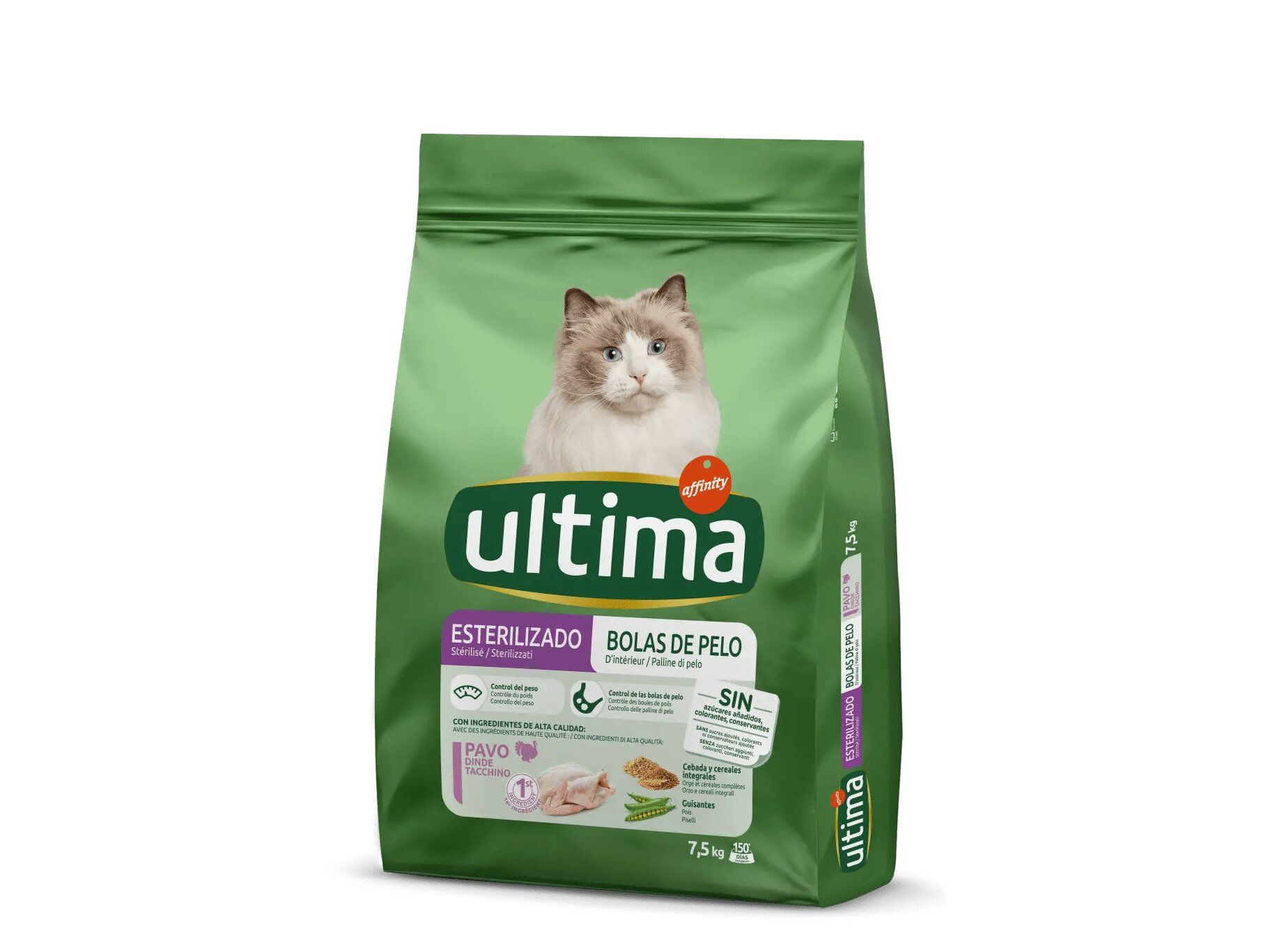 RA&Ccedil;&Atilde;O PARA GATO ULTIMA ESTERILIZADO PARA BOLAS DE P&Ecirc;LO 7.5KG