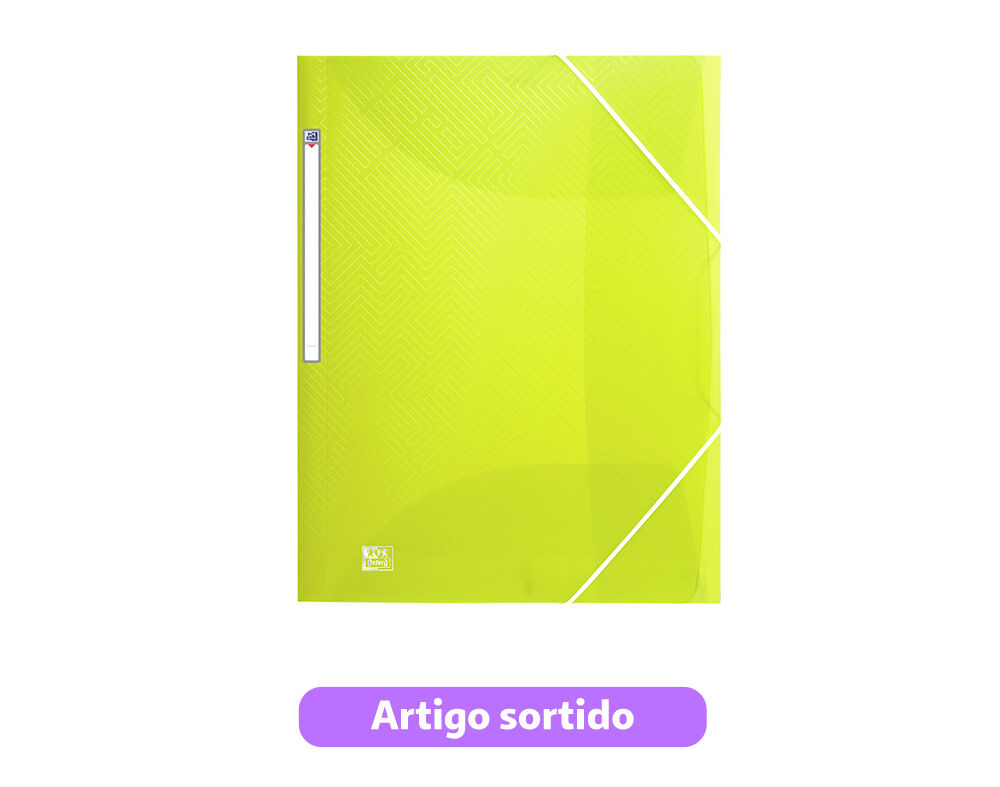 CAPA POLIPROPILENO A4 OXFORD URBAN COM EL&Aacute;STICO CORES SORTIDAS image number 5