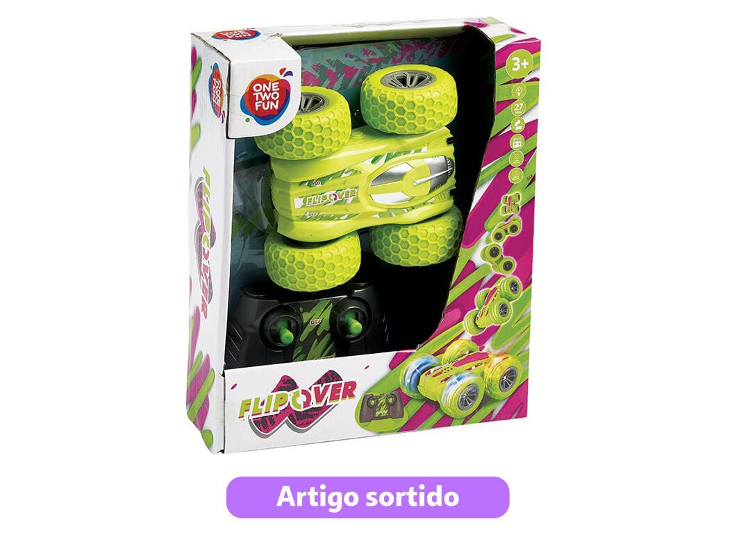VEICULO FLIP OVER ONE TWO FUN 13CM MODELOS SORTIDOS image number 0