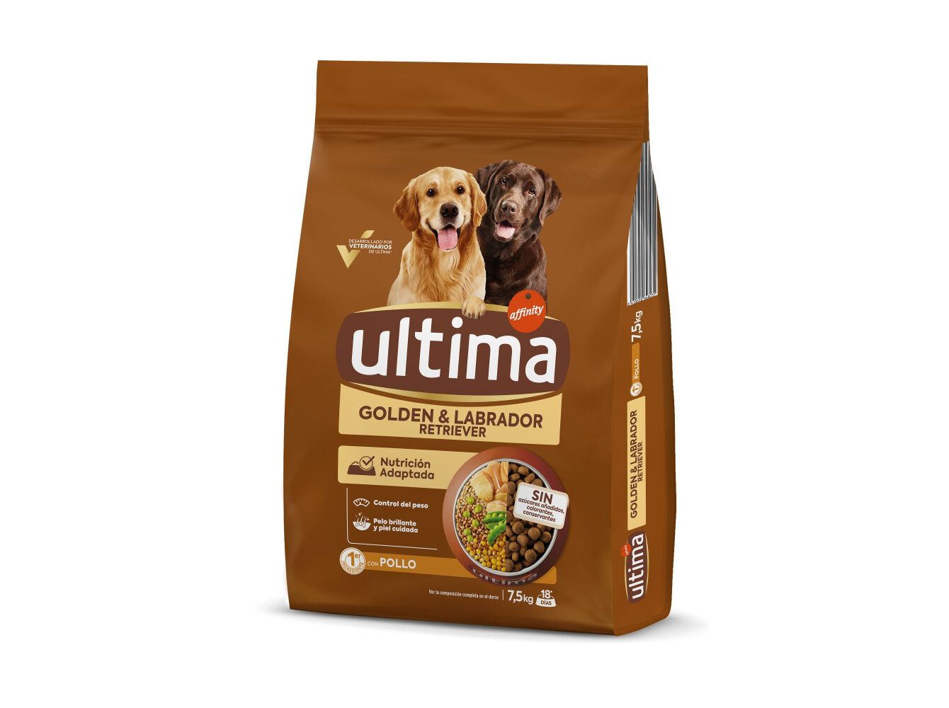 RA&Ccedil;&Atilde;O C&Atilde;O ULTIMA GOLDEN & LABRADOR 7.5KG image number 0