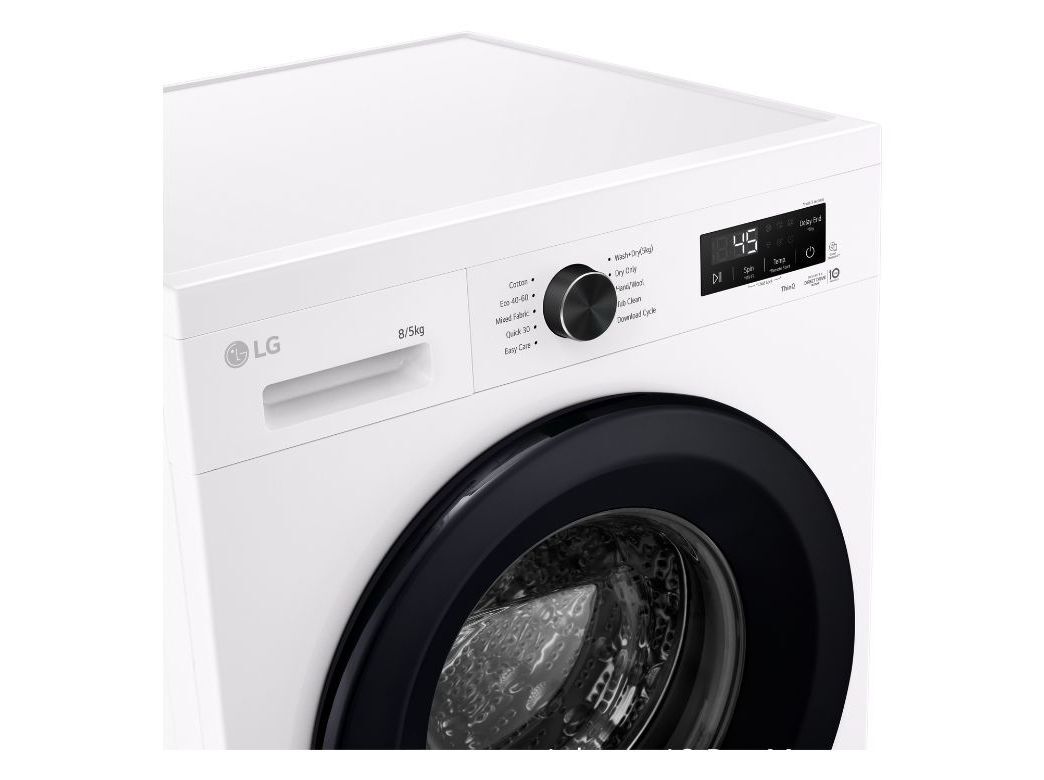 M&Aacute;QUINA DE LAVAR E SECAR ROUPA LG W4X1085NWK 8/5 KG 1400 RPM STEAM WI-FI BRANCA image number 2