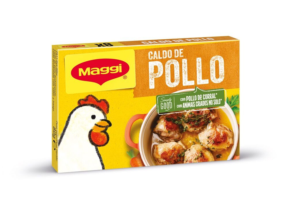 CALDOS GALINHA MAGGI 8 CUBOS 80G image number 0