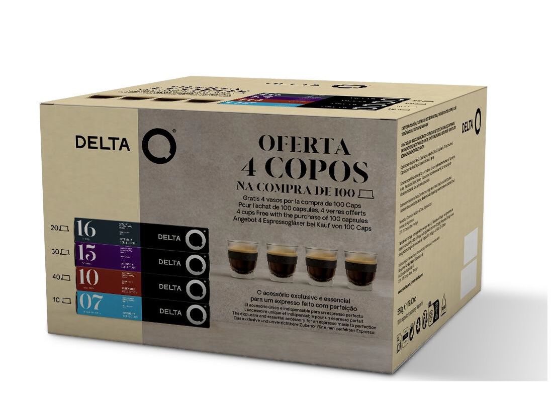 CAPSULAS DELTA Q KIT OFERTA COPOS 100 UN image number 0