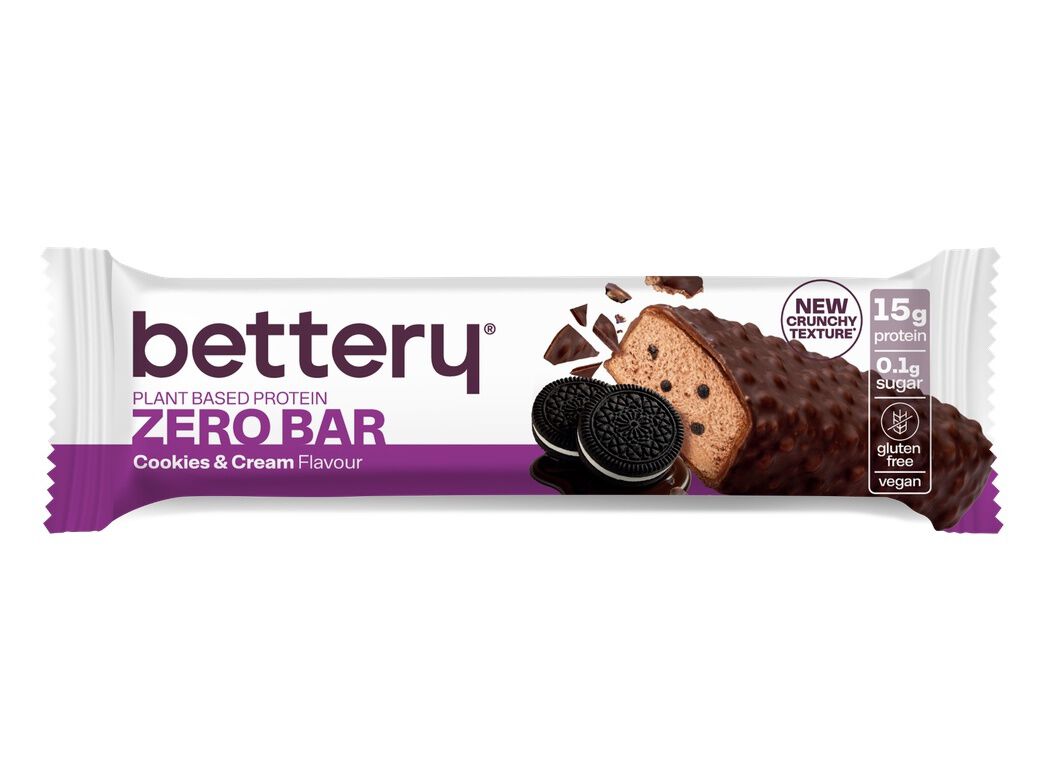 BARRA ZERO BETTERY COOKIES & CREAM 55G