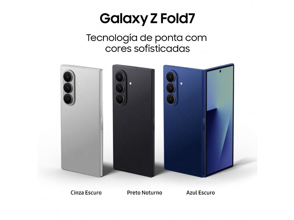 SMARTPHONE SAMSUNG GALAXY Z FOLD 7 256GB PRETO image number 1