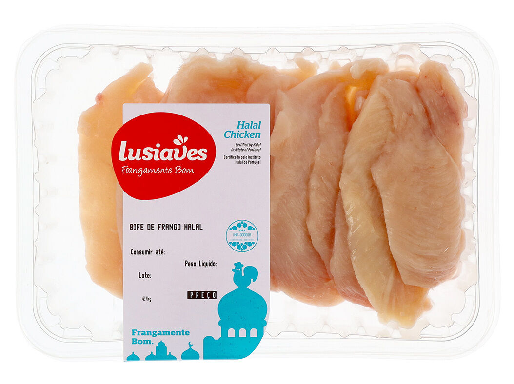 BIFE DE FRANGO HALAL EMBALAGEM KG image number 0
