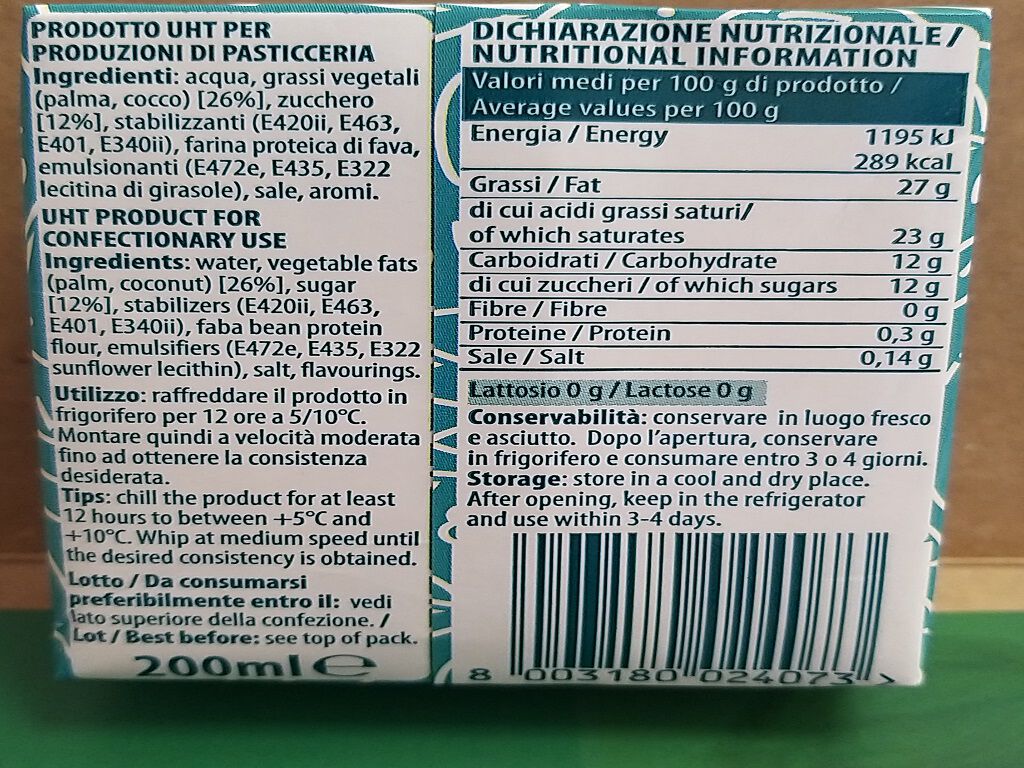 NATA VEGETAL ORASI 200ML image number 1