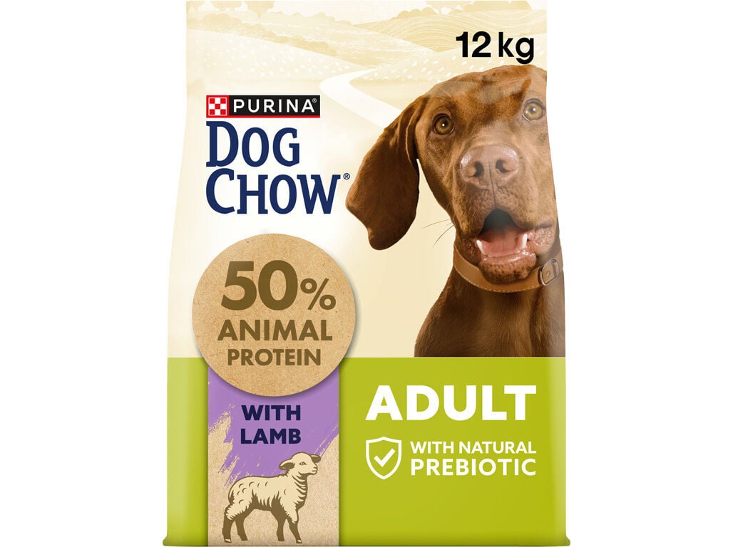 RA&Ccedil;&Atilde;O PARA C&Atilde;O DOG CHOW BORREGO 12KG
