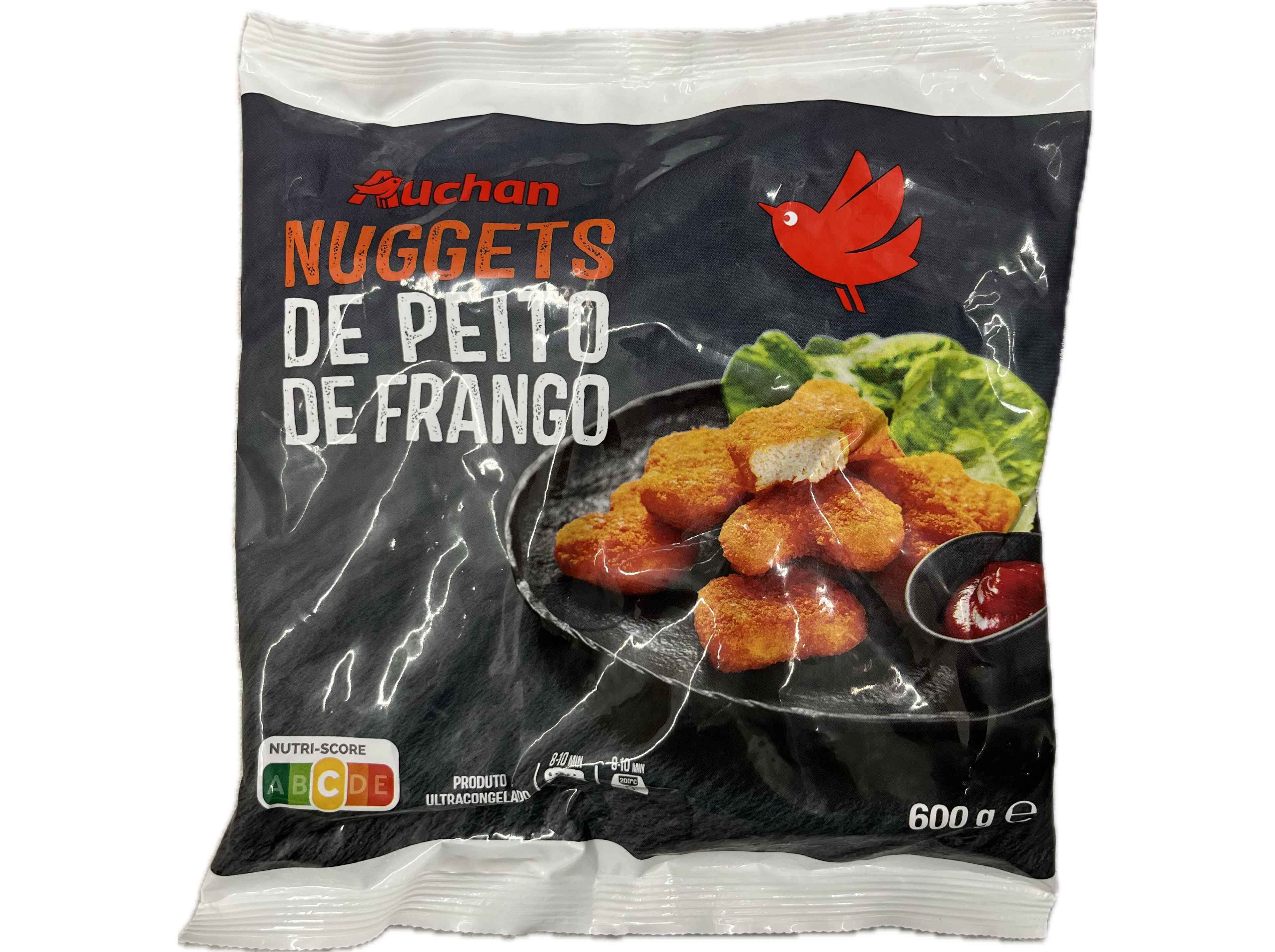 NUGGETS PEITO FRANGO AUCHAN 600G