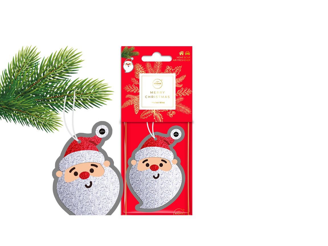 AMBIENTADOR AUTO AROMA CAR SANTA CLAUS MULLED 30D image number 1