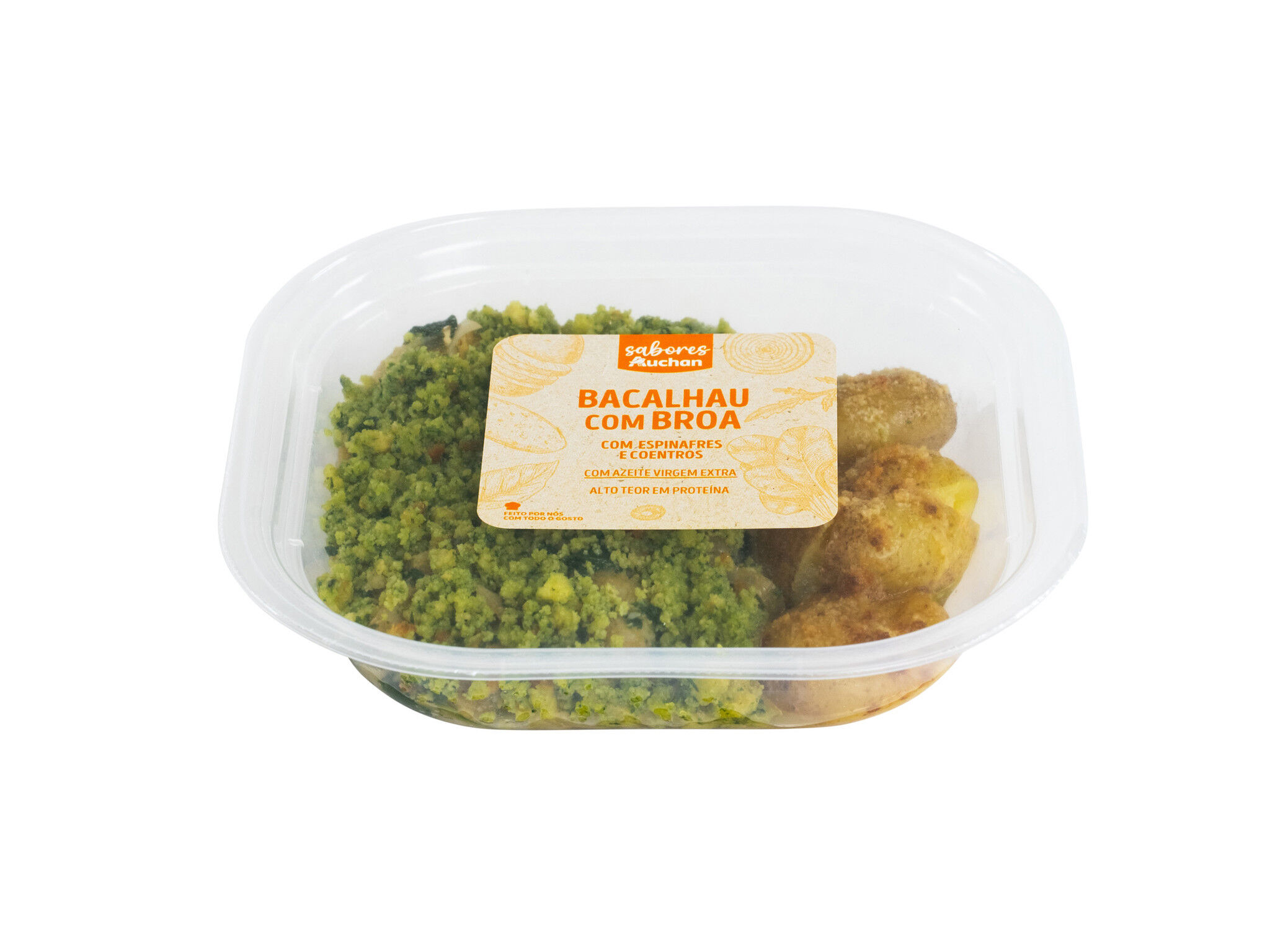 BACALHAU COM BROA SABORES AUCHAN 300 G image number 1