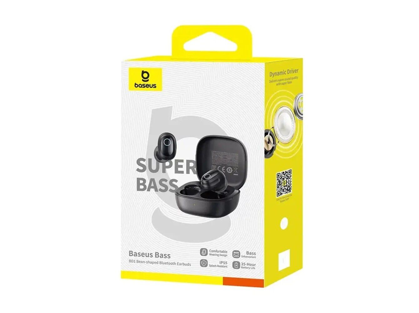 AURICUARES BASEUS BASS BD1 TWS TRUE WIRELESS PRETOS image number 2
