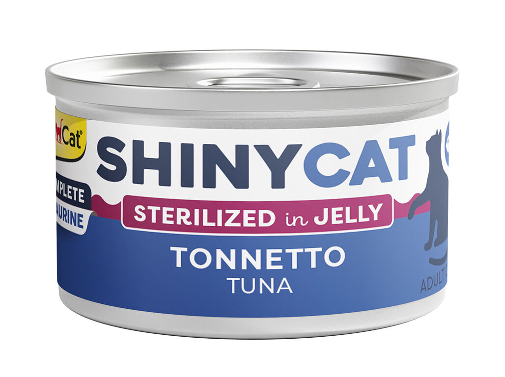 COMIDA H&Uacute;MIDA NATURAL GIMCAT ESTERILIZADO ATUM 70G image number 1