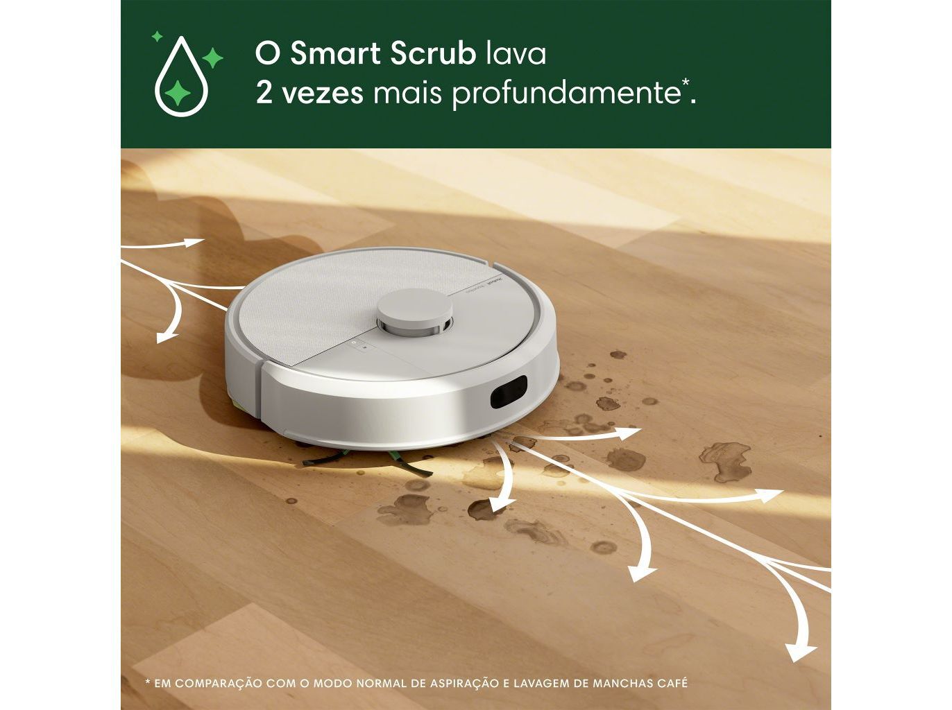 ASPIRADOR ROBOT IROBOT IRY351240 BRANCO 105AE image number 6