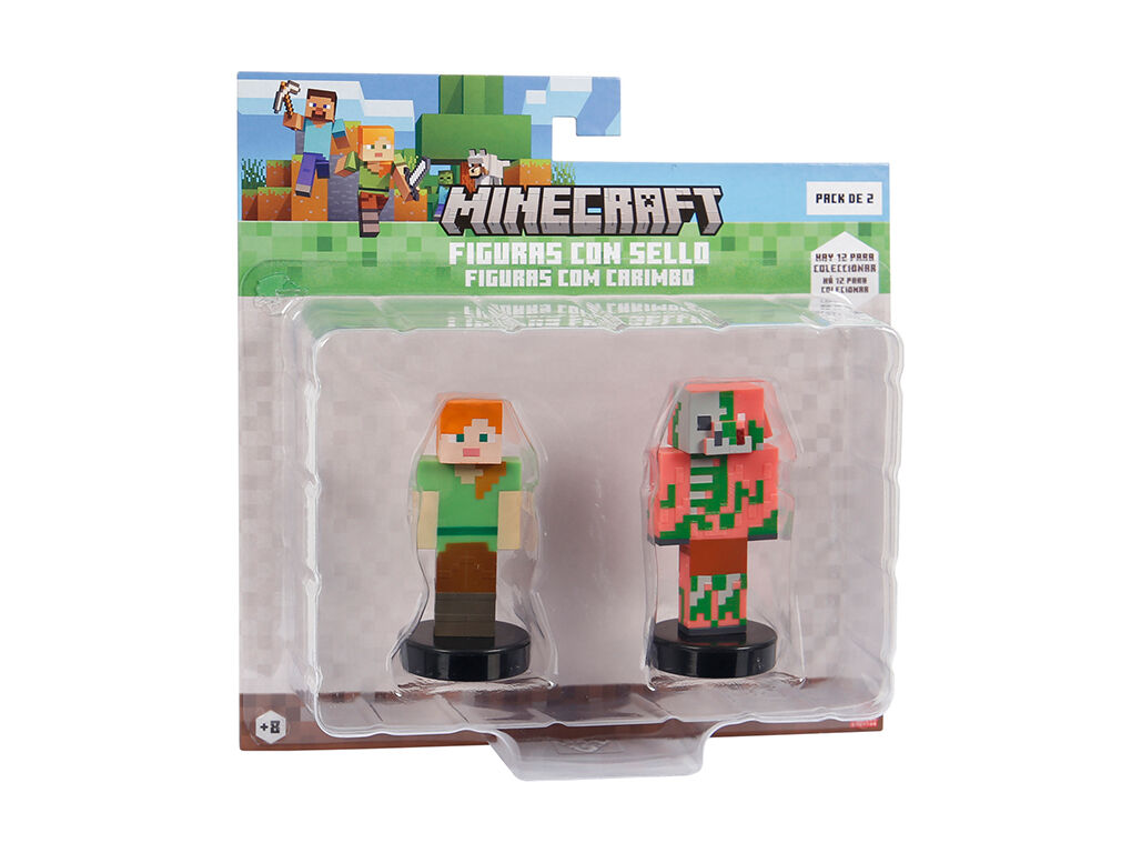 FIGURA MINECRAFT PACK 2 MODELOS SORTIDOS image number 4