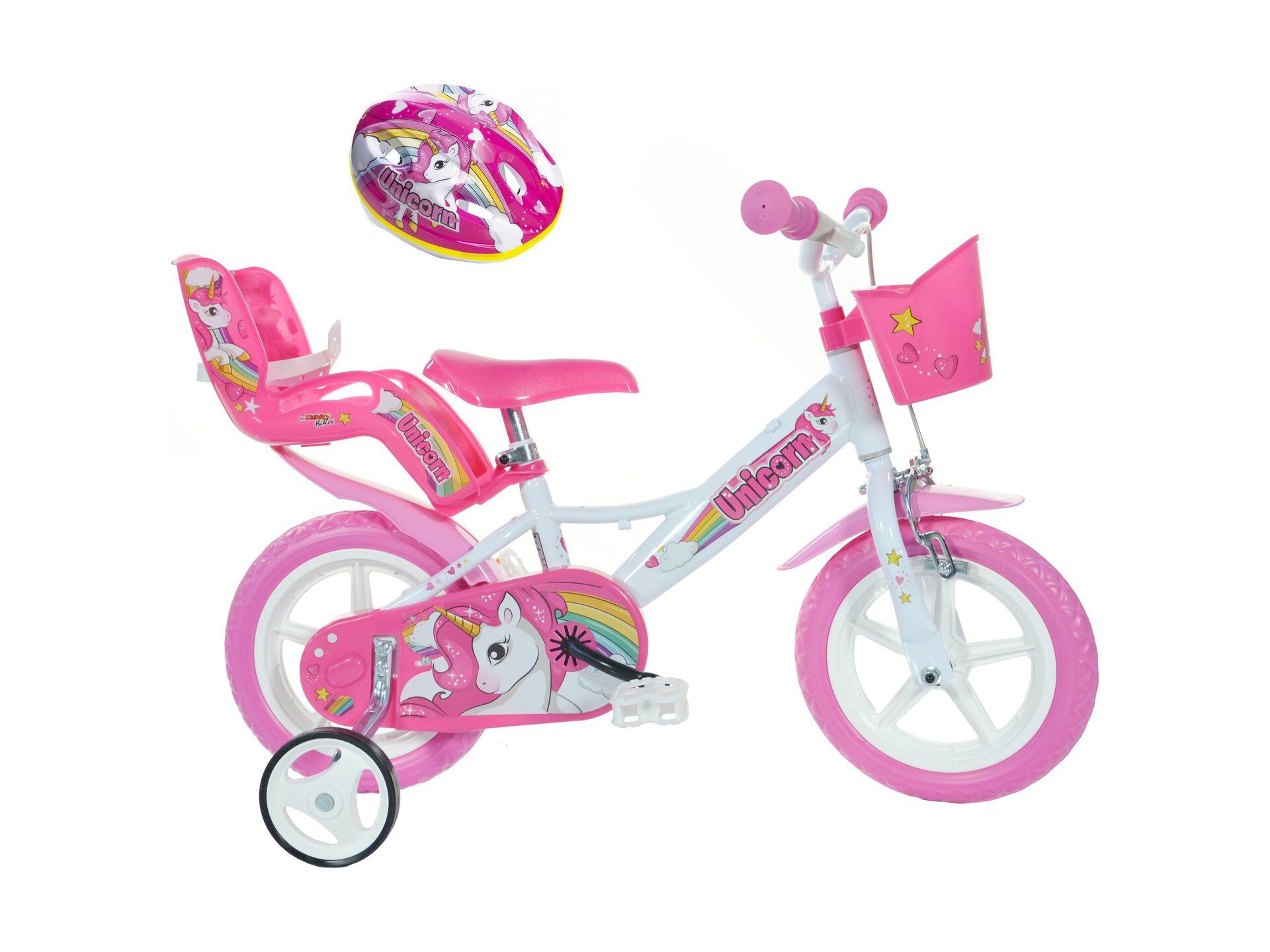 BICICLETA UNIC&Oacute;RNIO R12" COM CAPACETE OFERTA image number 0