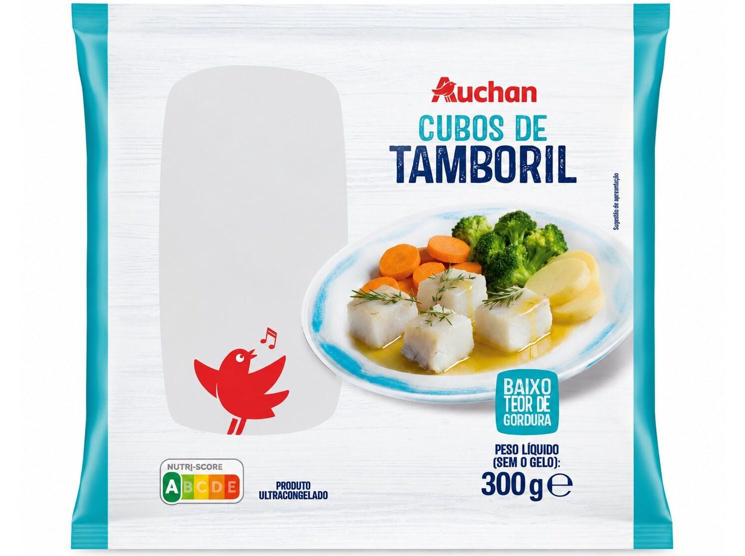 CUBOS TAMBORIL AUCHAN ULTRACONGELADOS 300G