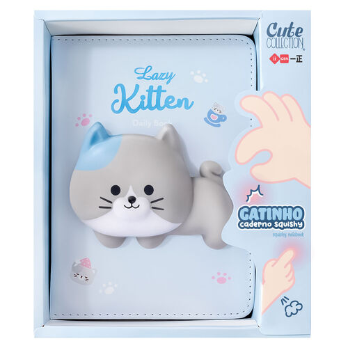 CADERNO GATO SQUISHY CUTE COLLETION image number 0
