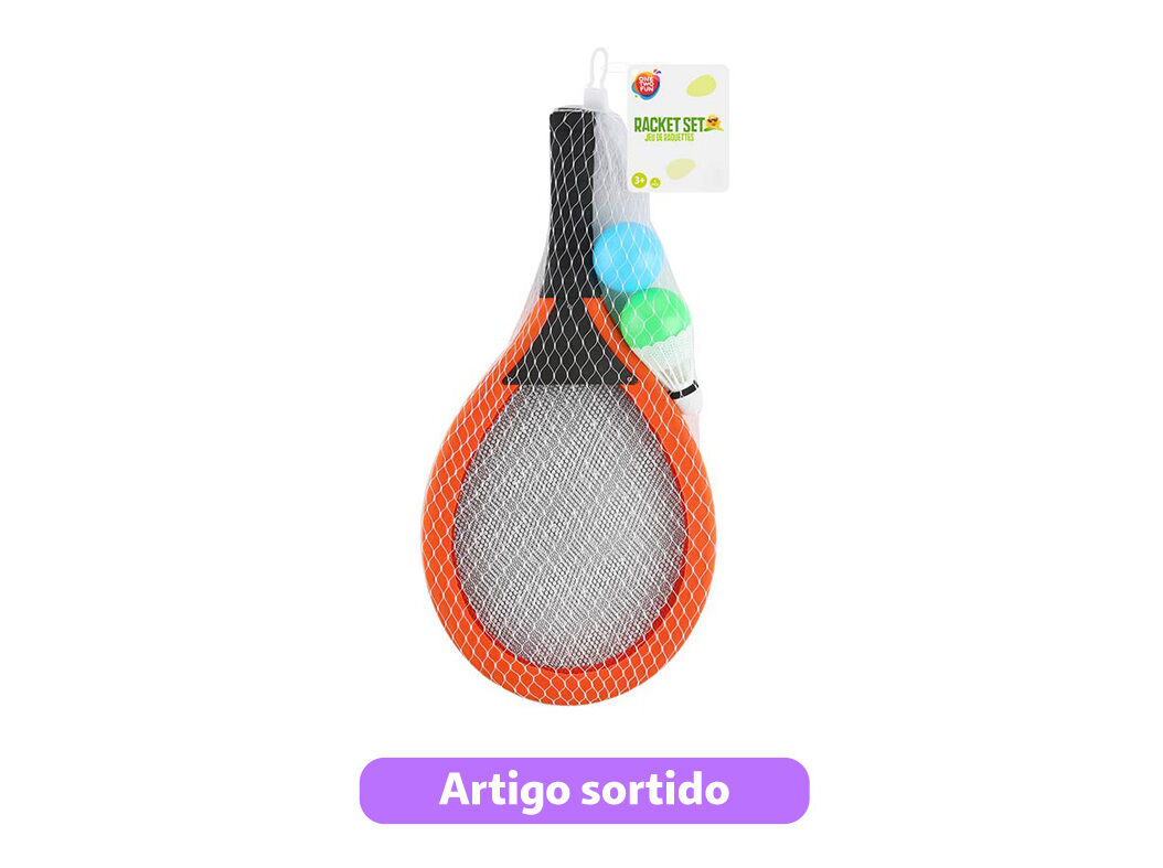 JOGO DE TENIS ONE TWO FUN CORES SORTIDAS image number 1
