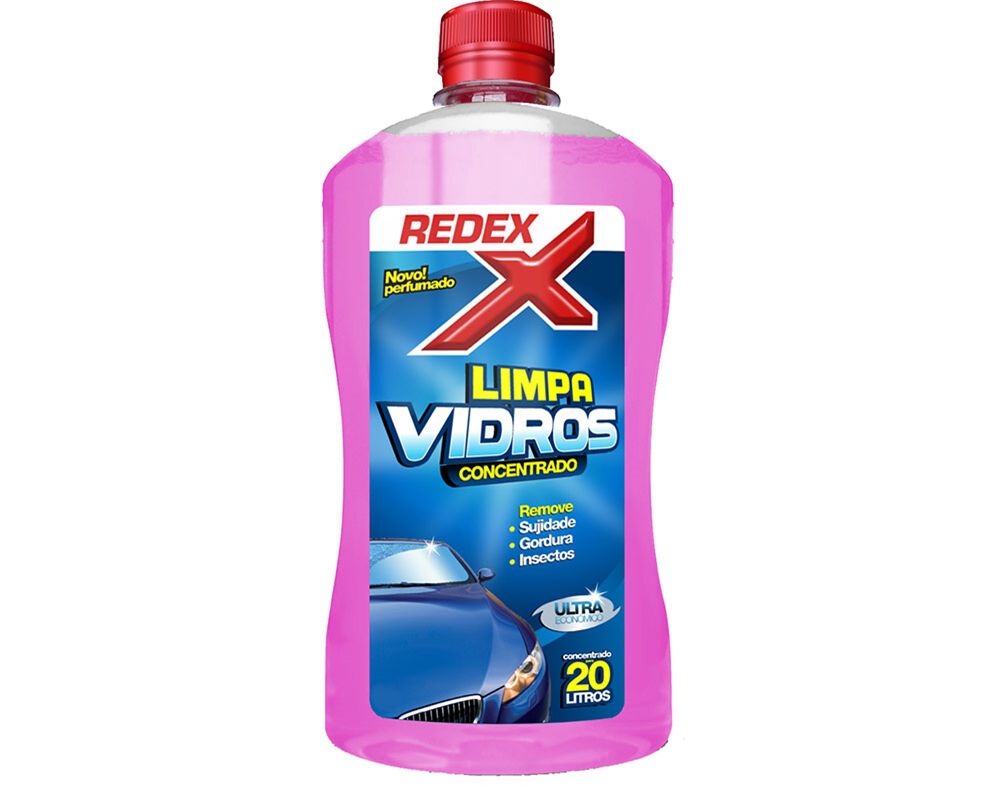 LIMPA VIDROS CONCENTRADO REDEX ROSA 500ML