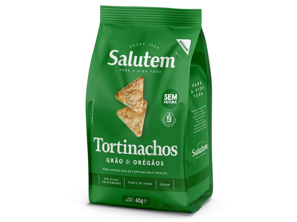TORTINACHOS SALUTEM GR&Atilde;O OR&Eacute;G&Atilde;OS 60G image number 0