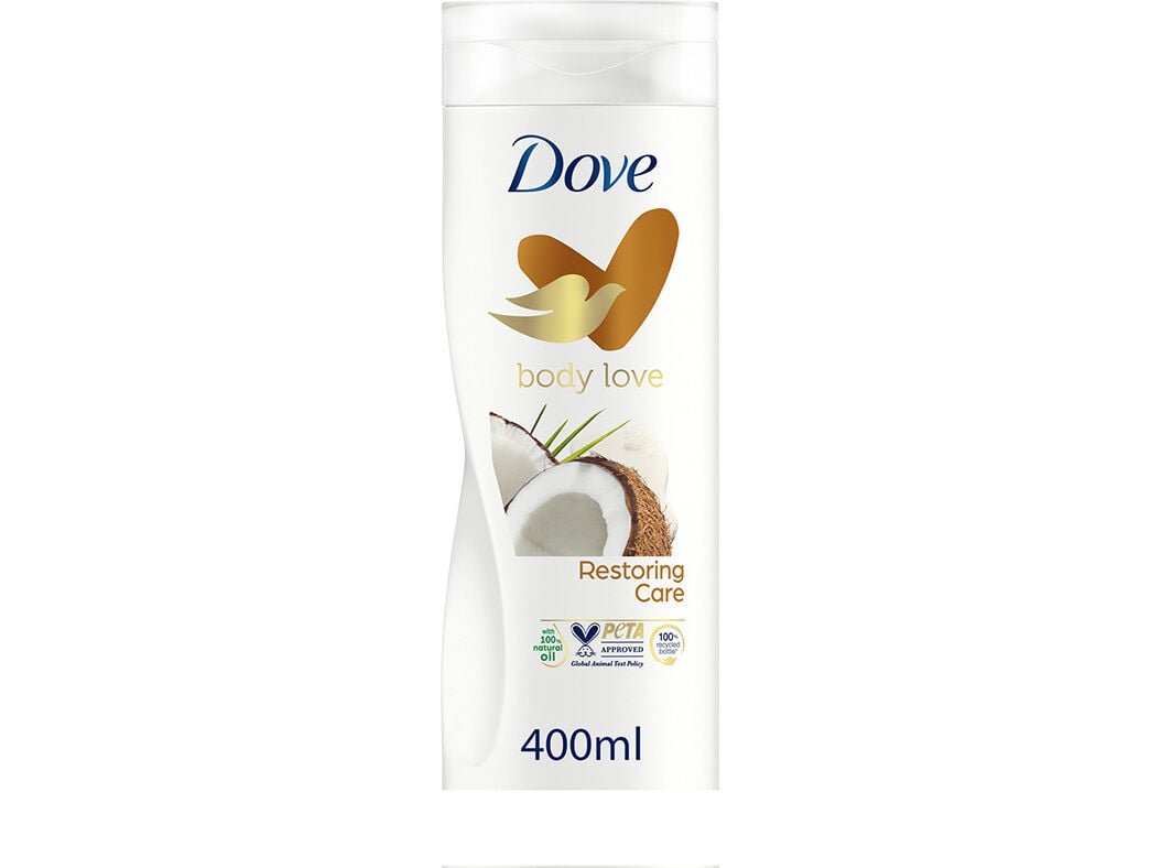 LO&Ccedil;&Atilde;O DOVE BODY LOVE COCONUT OIL 400ML