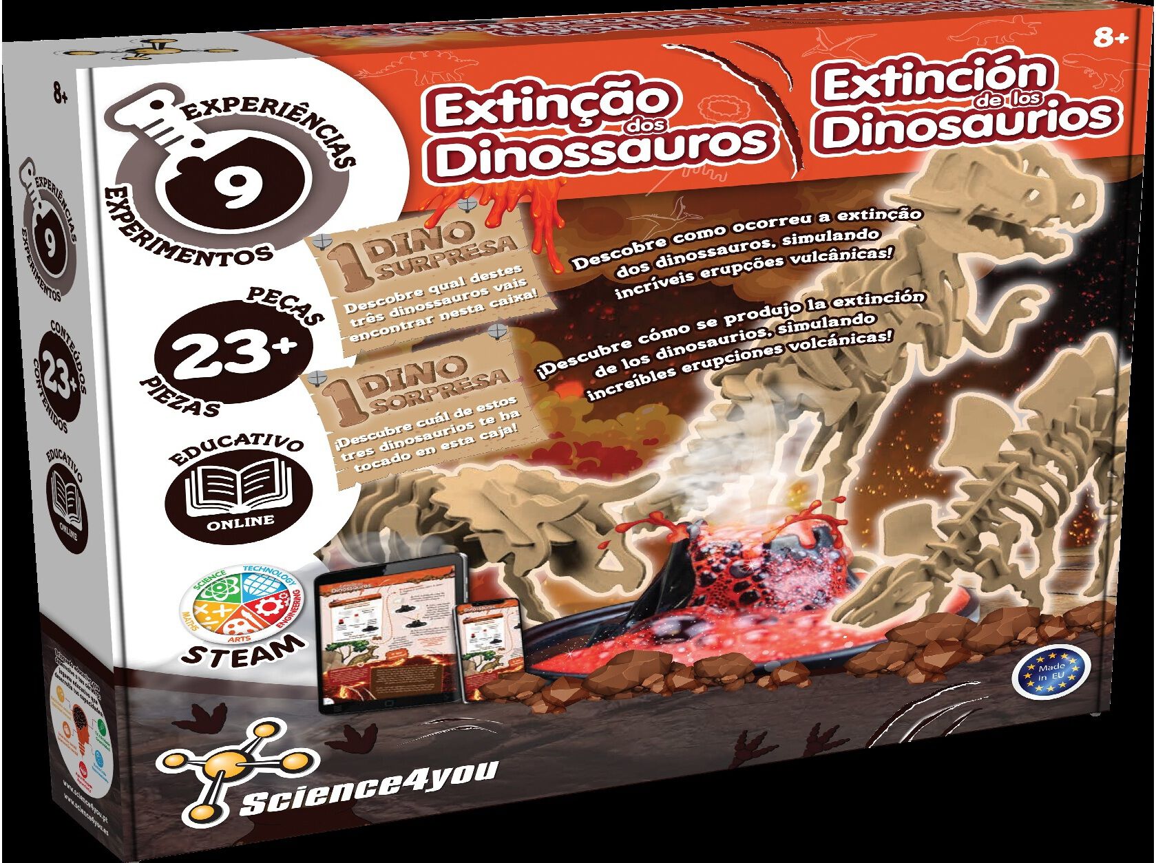 EXTIN&Ccedil;&Atilde;O DINOSSAUROS SCIENCE4YOU