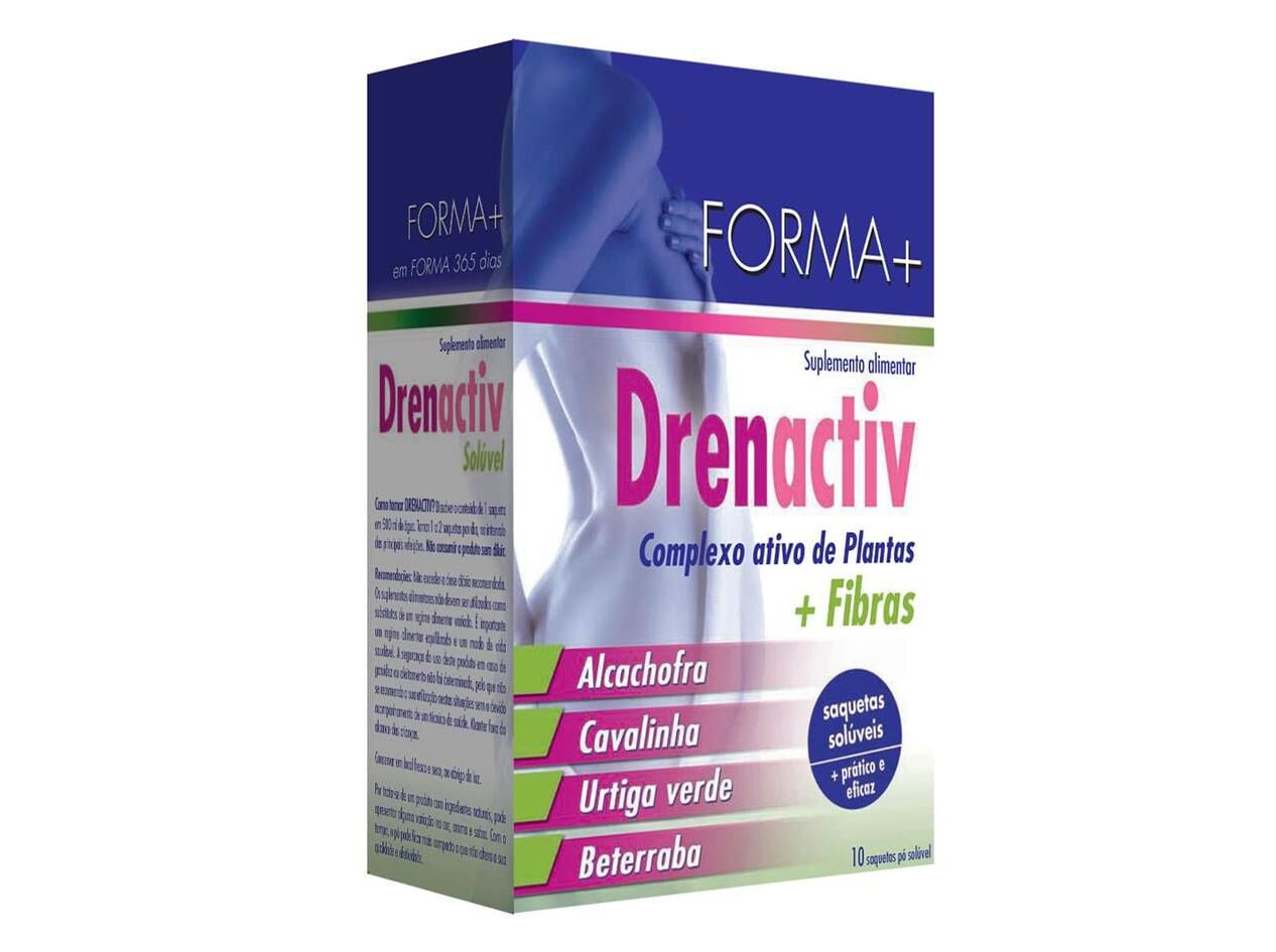 SUPLEMENTO FORMA+ DRENACTIVE SOL&Uacute;VEL 10 SAQ